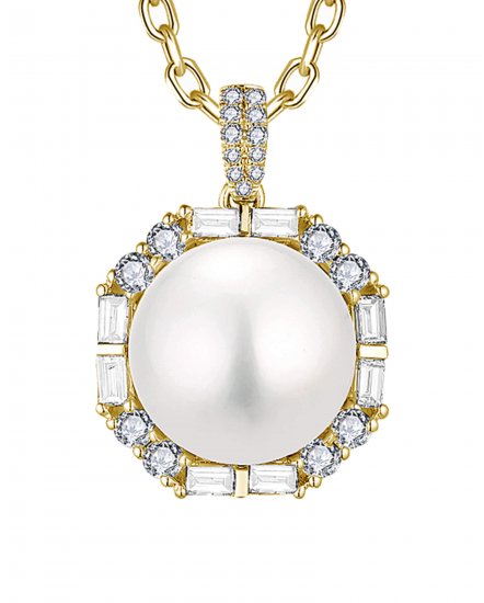 PEARL DIAMOND PENDANT (TP3789)